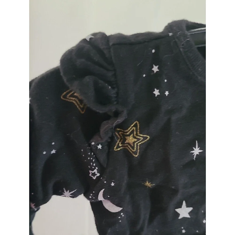 Garanimals 3-6 Months Black Long-Sleeve Celestial Baby One-Piece ♻️ 5/$10 ♻️